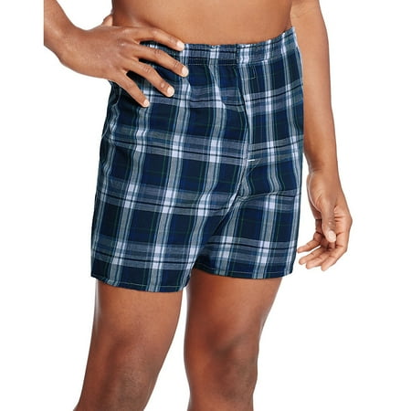UPC 043935519575 product image for Hanes Men s Ultimate Fresh IQ Tartan Boxer  5-Pack | upcitemdb.com