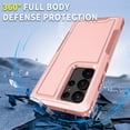 thumbnail image 5 of JTCASES for Samsung Galaxy S24 Ultra Case with Wireless Charging, Hybird Shockproof Bumper Anti-fall Rugged Non-slipping Protective Shell for Samsung Galaxy S24 Ultra (6.8" 2024), Rosegold, 5 of 8