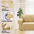 thumbnail image 4 of XYMHUN 1-Piece Armchair Sofa Cover Stretch Couch Cover Washable Sofa Slipcover Furniture Protector for Armchair,Beige, 4 of 6