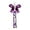 Purple, variant on Cheer Bow Keychain for Women Girls Cheerleader Accessories for Women Cheerleding Bag Charm for Backpack Handbag