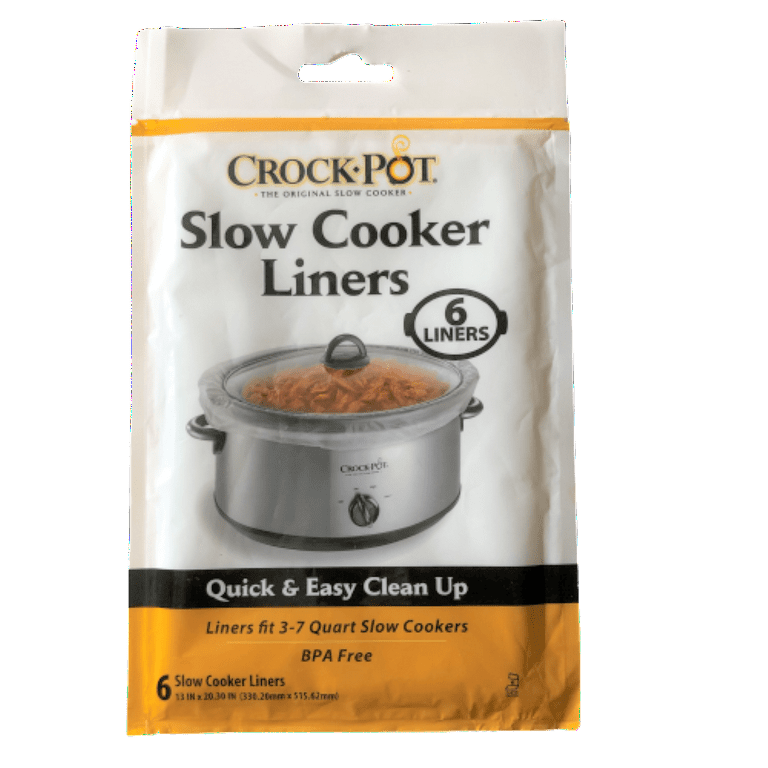 Crock Pot Slow Cooker Liners, 3-7-Qt., 4-Ct.