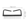 thumbnail image 4 of Unique Bargains 5 Pcs Durable Solid Nail Cleaning Brush for Cleaning Fingernails Large Black, 4 of 7