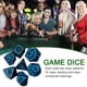 thumbnail image 5 of Juego de dados de 7 Uds., dados numéricos rojos/blancos/azules/amarillos/verdes para juego de mesa RPG MTG, 5 of 8