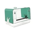 thumbnail image 3 of Stgfyxgs Parrot Bath Tub with Hooks, Pet Bird Caged Bath Box, Birdbath Canary Acrylic Parrot Bath Shower Boxes, Birds Parrot Bath House, green, 3 of 9