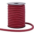 thumbnail image 2 of 10.9 Yards Round Imitation Leather Cord 8mm Leather Rope Strap String for Bolo Tie Shoelace Bracelet Necklace Jewelry Making Bag Strap Dark Red, 2 of 8