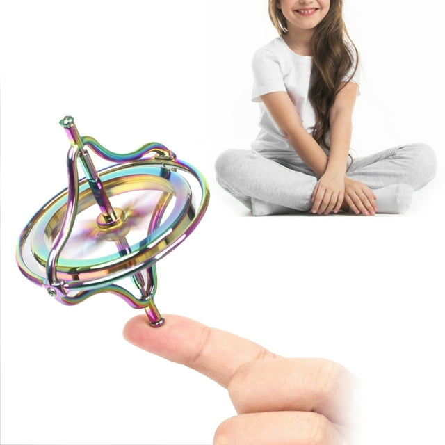 Gyroscope, Alloy Stress Relief Fingertip Toy Decompression Toy, Adult Gyroscope Toy For Children Kid Toddler Stress Relief