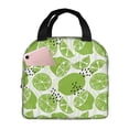 thumbnail image 1 of Fotbe Green Various Lemons Bolsa Térmica con Estampado y Forro de Aluminio Grueso Bolsa de Almuerzo con Bolsillo Frontal para Hombres y Mujeres, Ideal para Trabajo, Escuela, 1 of 8