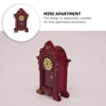 thumbnail image 4 of BRIGHTFUFU Micro Desk Clock Wood Table Clock Model Simulation 1Pcs, 4 of 8