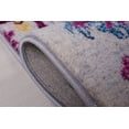 thumbnail image 4 of Ladole Rugs Shareen Traditional Design Soft Sustainable Area Rug Carpet Tapis in Pink Multicolor, 4 of 4