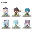 thumbnail image 3 of Genshin Impact figura de Anime Battlefield Heroes, Zhongli, Liyue, Keqing, Qiqi, Chongyun, modelo coleccionable, muñeca Kawaii, juguetes, regalos para niños, 3 of 4