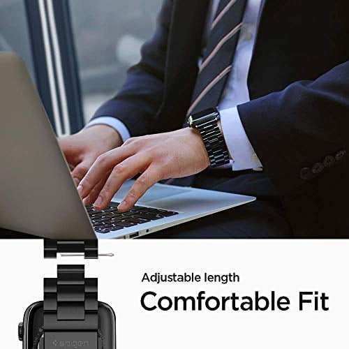 Spigen Modern Fit Designed For Apple Watch Band for 42mm/44mm Series  5/Series 4/Series 3/2/1 - Black | Walmart Canada