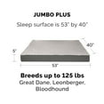 thumbnail image 3 of FurHaven Pet Products Quilt-Top Convertible Indoor-Outdoor Deluxe Orthopedic Pet Bed for Dogs & Cats - Gray, Jumbo Plus, 3 of 13