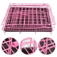 thumbnail image 1 of SKISUNO Cage pour Chiot Intérieur Fer Rose 1ensemble pour Propriétaires d'Animaux, 1 of 6
