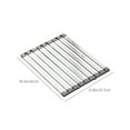 thumbnail image 3 of Stainless Steel Sink Drainer Rack | Foldable Retractable Dish Drying Rack | 42x32.5cm Silver Kitchen Organizer | Space Saving Expandable Design | Quick Water Drainage System, 3 of 7