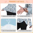 thumbnail image 4 of FORMRS Womens Long Sleeve Shirts UPF 50+ Sun Protection Quick Dry Fishing Hiking Tops, Size S-2XL, Blue Sheep Pattern, 4 of 8