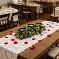 thumbnail image 5 of zhangmingg Floral Green Candle Holder Centerpiece for Home Spring Tabletop Arrangement, 5 of 5