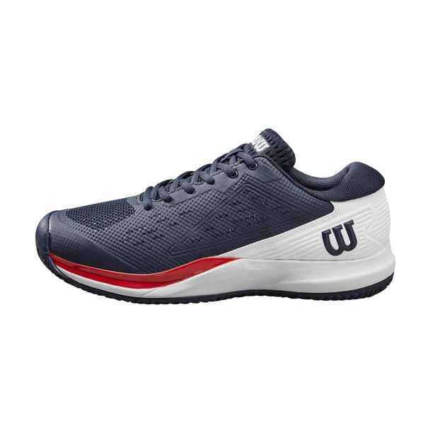 Zapatilla de tenis WILSON Rush Pro Ace para hombre Navy Blazer/Blanco/Infrared