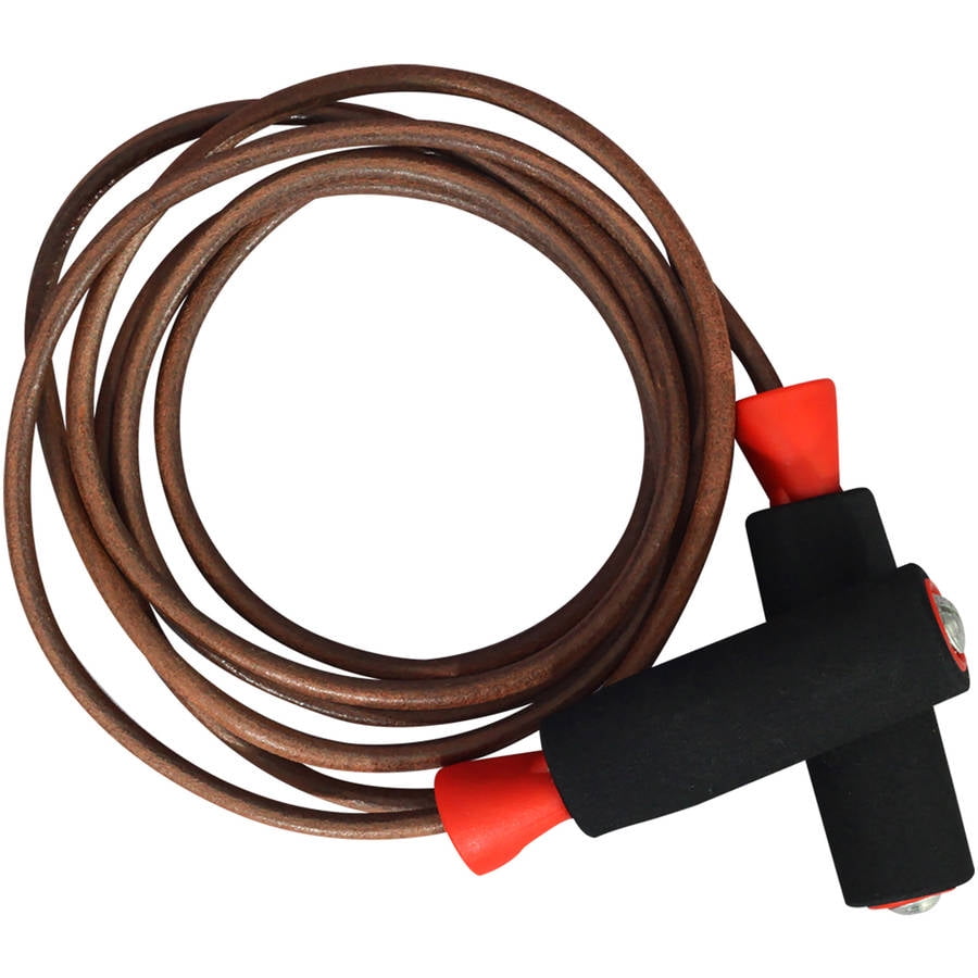 Weighted Handle Leather Jump Rope Weighted Handle Leather Jump Rope