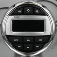thumbnail image 2 of For Marine Radio Cover Soft Silicone Protector FM Boat Radio MP3 Player Waterproof for UTV ATV SPA RZR,1 * Bluetooth Stereo Player 1 * Protective cover, 2 of 5