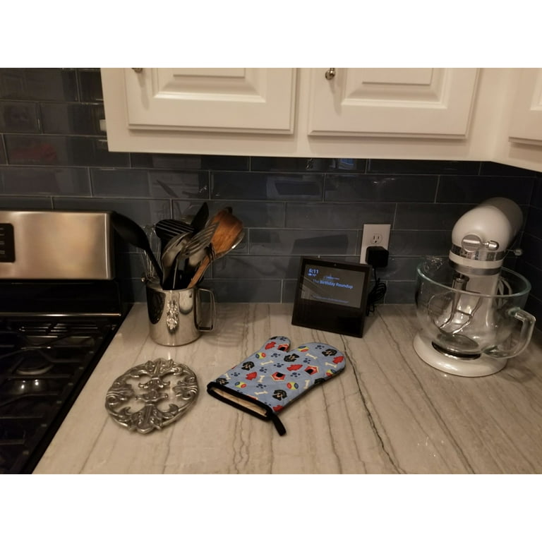 Black Russian Terrier Oven Mitt and Potholder Set – Zeppa Studios