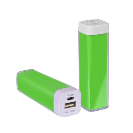 Lipstick Style 2200mAh Portable Emergency Battery Charger Power Bank with Micro USB Cable -