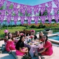 thumbnail image 5 of Cheereveal 3 Pack 21st Happy Birthday Bunting Banner, 36 Pieces Triangle Flag Purple and Silver, 21st Birthday Decoration, Birthday Pennant Banner for Women, Birthday Anniversary Theme Party Supplies, 5 of 6