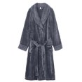 thumbnail image 5 of Seductiva Clearance Terry Cloth Robes for Women Womens Robe Soft Plush Bathrobe Fluffy Cute Long Coat Nightgown Nightdress Soft Ladies Sleepwear, 5 of 5