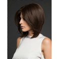 thumbnail image 2 of Women Wig Bob Haircut Gradient Brown Short Straight Hair Headgear W79, 2 of 5