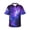 Galaxy, variant on Galaxy Men'S 3d Print Casual Button Down Shirts, Novelty Hawaiian Short Sleeves L