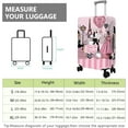 thumbnail image 6 of Travel Luggage Cover Suitcase Protector Fits 18-32 Inch Luggage Wheel Covers Patterned Travel Related Items Flower Luggage Protector Elastic Luggage Anti-scratch Suitcase Cover M, 6 of 6