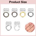 thumbnail image 2 of 4mm Open Jump Rings Iron Round Key Rings Clasps, 6 Color, 2 of 6
