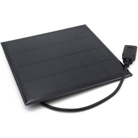 

Treedix USB Attached Polysilicon Solar Panel Glue Solar Cell Battery Charger DIY Solar Product Mini Small Solar Panel Module Kit Polycrystalline Silicon Encapsulated in Waterproof Resin