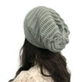 thumbnail image 4 of Winter Beanie Hat under $5! CQCYD Oversized Knit Beanie for Women, Warm Winter Hat with Thick Yarn for Cold Weather, Stretchy Unisex Skull Cap for Outdoor Activities, 4 of 5