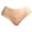 AQ17_Beige, variant on Womens Underwear Mid Waisted Lace Briefs Hipster Breathable Soft Panty Comfortable Full Coverage Panties Hot Pink L