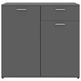 thumbnail image 5 of vidaXL Sideboard Grey 80x36x75 cm Engineered Wood, 5 of 5