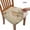 Brown, variant on QLFSCXG 4 Pcs 14-19 Inch Stretch Chair Seat Covers , Removable Washable Anti-Dust Dining Polyester(Brown)