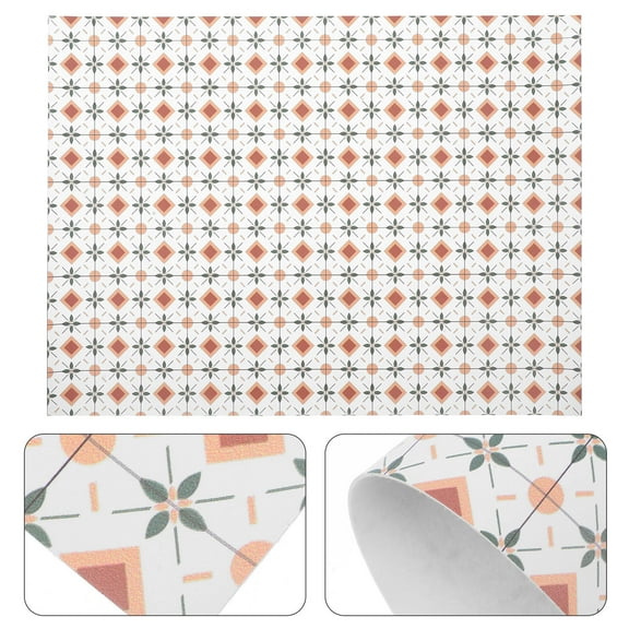 Hemobllo Dollhouse Tile Flooring Mini House Decorative Accessories Multi Colored PU 1Pcs for Model Building