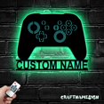 thumbnail image 3 of Craftnamesign Custom Video Game Room Metal Wall Art LED Light, Personalized Gamer Name Sign, 3 of 5