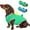 Green, variant on HQREA Dachshund Dog Dinosaur Costume Pet Cosplay Outfits Mini Dachshund Puppy Christmas Costume