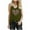 Army Green, variant on Womens Top Loose Fit Soft Sleeveless Print Tank Women Leopard Casual Comfortable Heart Loose Tops Women's Tanks & Camis Girl Tote Ployester S