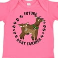 thumbnail image 4 of Inktastic Future Goat Farmer with Cute Goats and Hoof Prints Boys or Girls Baby Bodysuit, 4 of 5