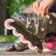 thumbnail image 3 of Patines 4 piezas Ruedas Reemplazo Reemplazable Alta Elasticidad Maleta Rosa Pu Niño Niño, 3 of 6