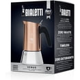 thumbnail image 6 of Bialetti Venus Induction, Stainless Steel Stovetop Espresso Coffee Maker, Suitable for all Types of Hobs, 6 Cups (7.9 Oz), Copper, 6 of 6