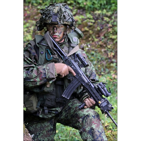 24"x36" Gallery Poster, Estonian Land Force, estonia army