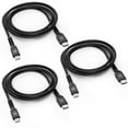 thumbnail image 5 of Galvanox USB-C to Lightning Cables (3 Pack) Apple MFi Certified Lighting to Type C Charging Cords - (Supports PD Fast Charge) 3Ft/5Ft/6Ft (Black), 5 of 6