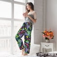 thumbnail image 6 of Picia Watercolor Cactuses Womens Soft Woven Cotton Elastic Waistband Sleep Pajama Pant Lounge Sleep Pant With Pockets And Drawstring-, 6 of 9
