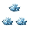 thumbnail image 4 of Guardoinrt Interactive Crystal Growing Experiment Science Kit for Kids Conduct Crystals Blue 175x125x60mm 3Set, 4 of 6