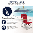 thumbnail image 7 of Caribbean Joe 4' Clamp on Beach Umbrella with UV Protection, 7 of 7