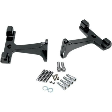 Drag Specialties 1621-0393 Standard Passenger Floorboard Mounts - Black