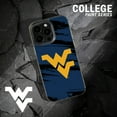 thumbnail image 2 of West Virginia Mountaineers HD Phone Case Compatible with MagSafe Apple iPhone 16 Pro Max (Paint Stripe) by Affinity Bands, 2 of 4